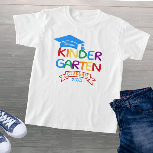 Personalised Name Kindergarten Graduation Child's T-Shirt