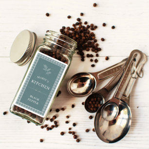 Personalised Name Kitchen Spice Jar Labels
