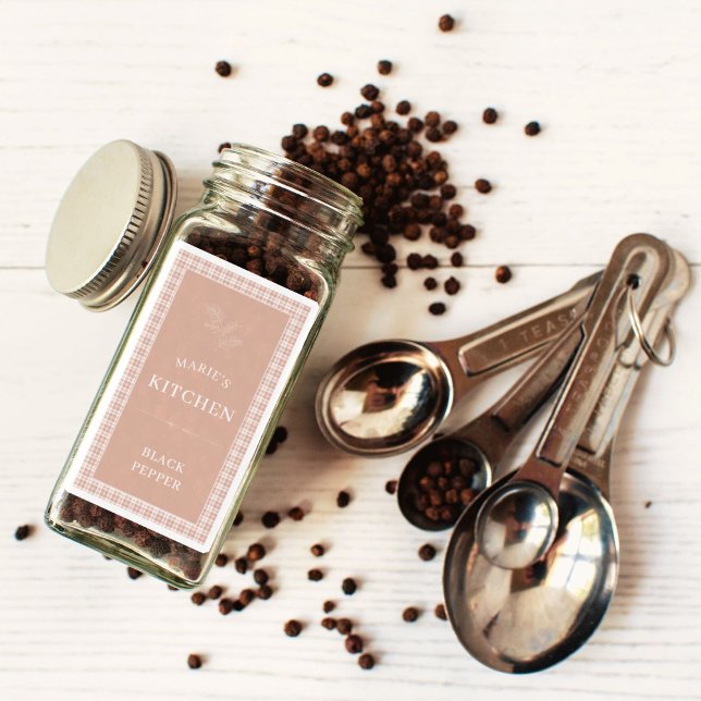 Personalised Name Kitchen Spice Jar Labels (Creator Uploaded)