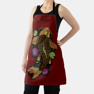  Personalised Name Koi Fish Apron