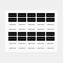 Personalised Name label