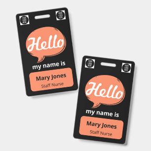 Personalised Name Lanyard   Custom Business Event  ID Badge