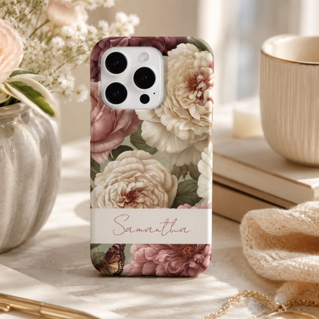 Personalised Name Large Romantic Floral (Creator Uploaded)