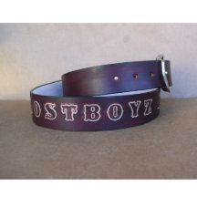 Personalised Name Leather Belt - Gift for Him