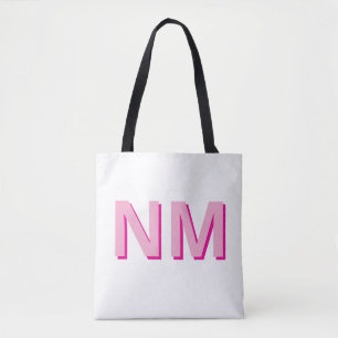 Personalised name letter Concert,Festival Purse Tote Bag
