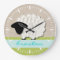 Personalised Name Little Lamb Nursery Clock