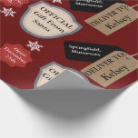 Personalised Name & Location Official Santa Wrapping Paper<br><div class="desc">Perhaps the most anticipated gift for every/any child is the one from Santa.  Help add to Santa's magic with a personalised name and location gift wrap from Santa!  Happy Holidays!</div>