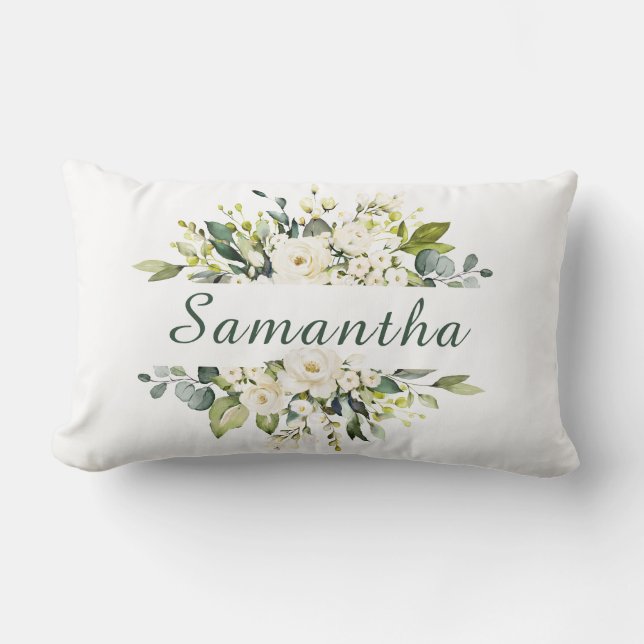 Personalised Name Lumbar Cushion (Front)