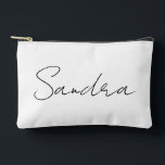 Personalised Name Makeup Bag, Custom Monogrammed C Accessory Pouch<br><div class="desc">Personalised Name Makeup Bag,  Custom Monogrammed Cosmetic Bag,  Birth Month Pouch,  Bridal Bridesmaid Gift</div>
