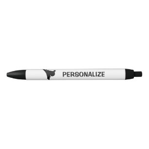Personalised name martial arts karate logo pens