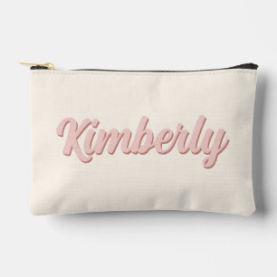 Personalised Name Modern and Elegant Accessory Pouch