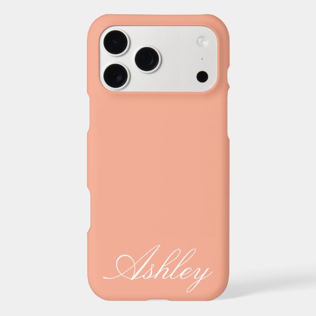 Personalised Name Modern Minimal Monogram Elegant  (Back)