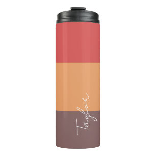 Personalised Name Modern Simple And Trendy Thermal Tumbler