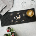 Personalised Name Monogram Black GOLD