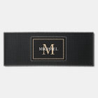 Personalised Name Monogram Black GOLD
