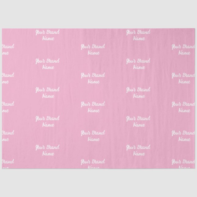 Personalised Name Monogram Business Tissue Paper  (Front)