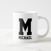 Personalised name monogram extra large