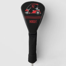 Personalised Name & Monogram Golf Head Cover