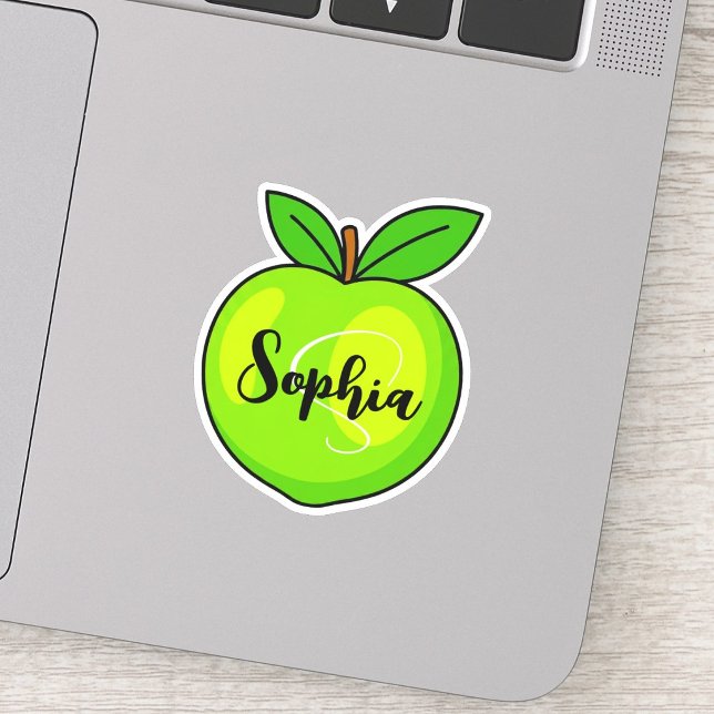 Personalised Name & Monogram | Green Lime Teacher (custom unique teacher appreciation gift)
