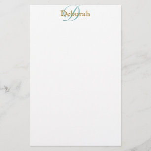 personalised name ~ monogram idea stationery