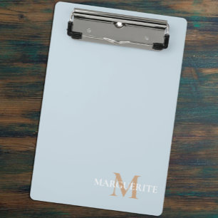 Personalised Name Monogram Mini Clipboard