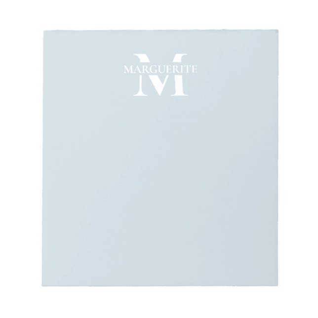 Personalised Name Monogram Notepad (Front)
