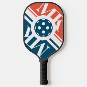 Personalised name monogram pickleball racket pickleball paddle