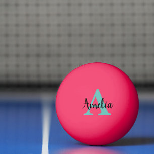 Personalised Name Monogram Ping Pong Ball