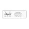 Personalised name monogram return address labels