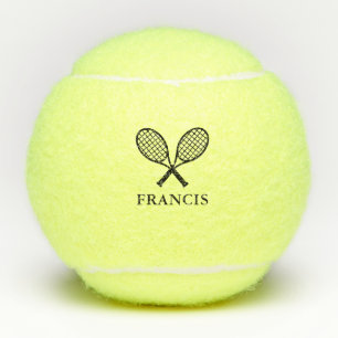 Personalised Name Monogram Tennis Balls
