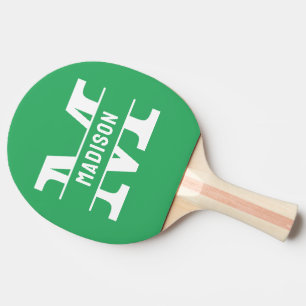 Personalised Name Monogramm Table Tennis Rackets Ping Pong Paddle