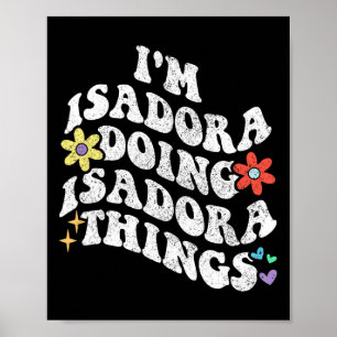 Personalised Name Mothers Day Outfit For Women Ret Poster