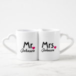 Personalised name Mr and Mrs mug set<br><div class="desc">"mr and mrs", "his and hers", "his and her", "mr. and mrs", "mr & mrs", "his & hers", "his & her", couples, couple, mugs, "mug set", set, pair, bride, groom, his, her, hers, mr., mrs, mister, miss, misses, missus, stylish, married, "just married", marriage, wedding, engagement, engaged, fiance, text, "black and...</div>