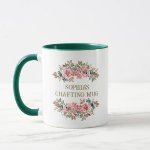 Personalised Name Mug Custom Gifts for Crafters