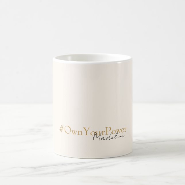Personalised Name Mug – Girlboss Empowerment Gift (Center)