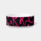 Personalised name neon hot pink glitter swirls