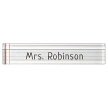 Personalised Name Notebook Paper Teacher