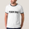 Personalised Name + Number T-Shirt, Team Dad