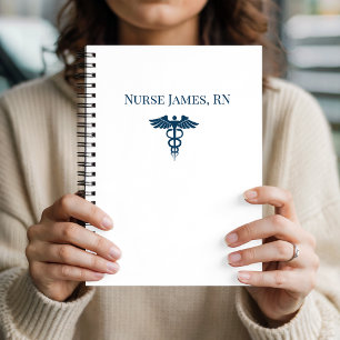 Personalised Name Nurse Journal Gift for RN NP PA