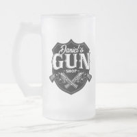 Personalised NAME Old Revolvers Gun Shop Firearms 