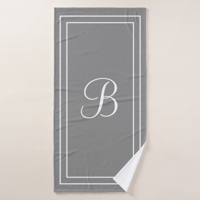 Personalised name or initial  bath towel set (Bath Towel)