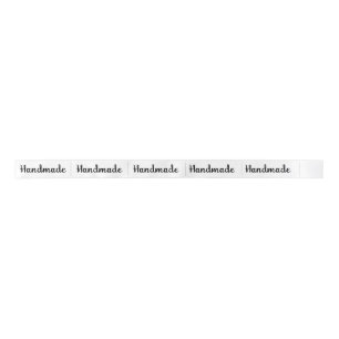 Personalised Name or Logo Tags for Handmade Satin Ribbon
