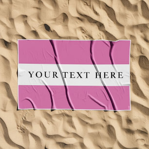 Personalised Name or Text Gift Beach Towel