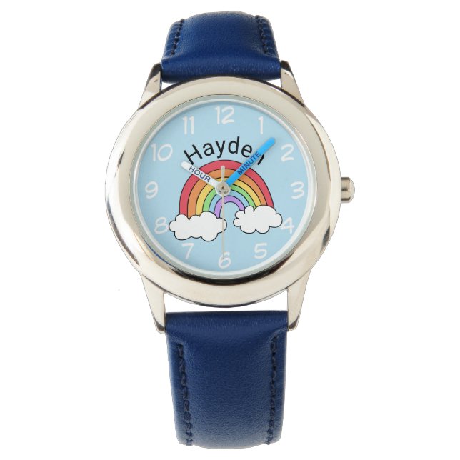 Personalised Name Over the Rainbow Watch (Front)
