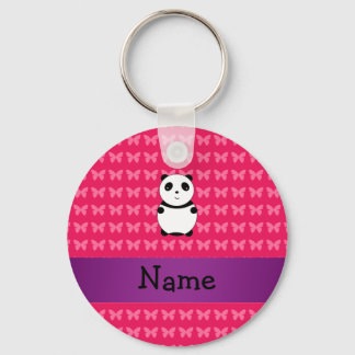 Personalised name panda key ring