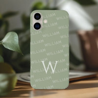 Personalised name patterned, Simple Monogram