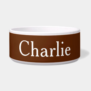 Personalised Name Photo Chocolate Brown Brown