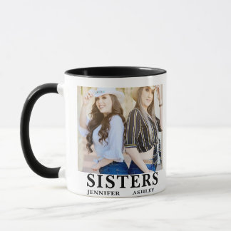 Personalised Name Photo Sister Mug