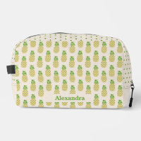 Personalised Name Pineapples Cut Sew Bag