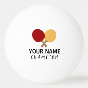 Personalised Name Ping Pong Ball